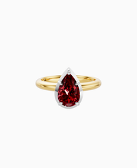 Pigeon Blood Lab Ruby / Pear (NS) / 1.5ct