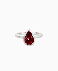Pigeon Blood Lab Ruby / Pear (NS) / 1.5ct