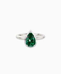 Zambian Lab Emerald / Pear (NS) / 1.5ct