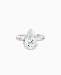 Georgian Pinky Ring - 18K White Gold