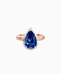 Royal Blue Lab Sapphire / Pear (NS) / 3ct