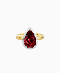 Pigeon Blood Lab Ruby / Pear (NS) / 3ct