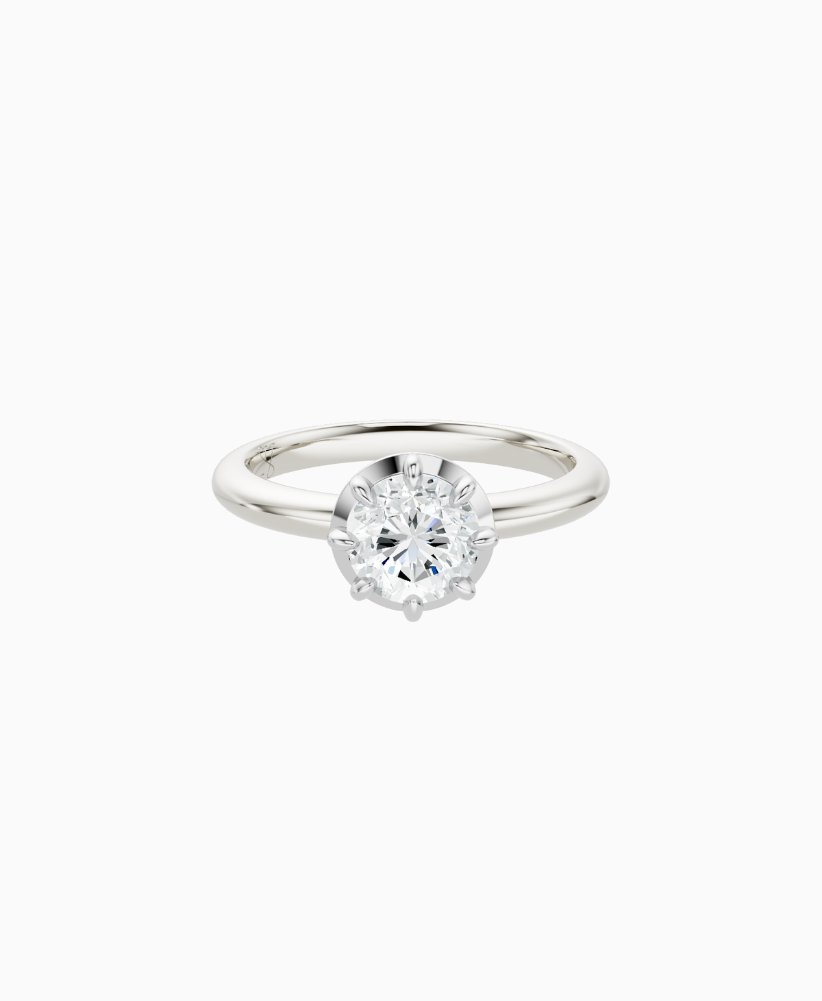 Georgian Pinky Ring - 18K White Gold