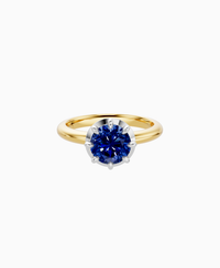 Royal Blue Lab Sapphire / Round / 1.5ct