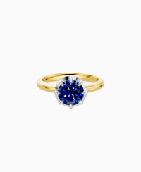 Royal Blue Lab Sapphire / Round / 1.5ct