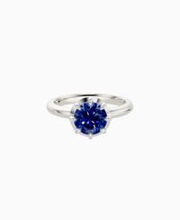 Royal Blue Lab Sapphire / Round / 1.5ct