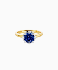 Royal Blue Lab Sapphire / Round / 1.5ct