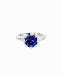 Royal Blue Lab Sapphire / Round / 2ct