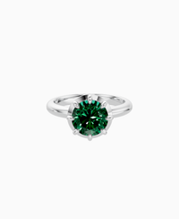 Zambian Lab Emerald / Round / 2ct