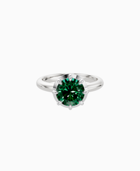 Zambian Lab Emerald / Round / 2ct