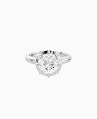 White Lab Diamond / Round / 2.5ct