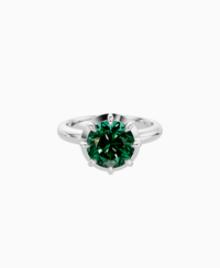 Zambian Lab Emerald / Round / 2.5ct