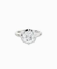 White Lab Diamond / Round / 2.5ct