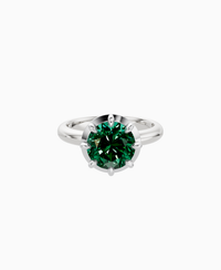 Zambian Lab Emerald / Round / 2.5ct