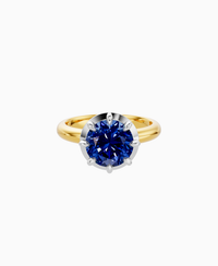 Royal Blue Lab Sapphire / Round / 2.5ct