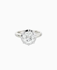 White Lab Diamond / Round / 2.5ct