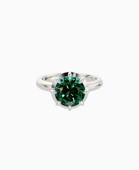 Zambian Lab Emerald / Round / 2.5ct