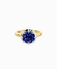 Royal Blue Lab Sapphire / Round / 2.5ct