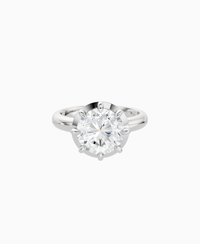 White Lab Diamond / Round / 3ct