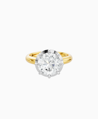 White Lab Diamond / Round / 3ct