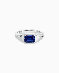 Royal Blue Lab Sapphire / Emerald / 1ct