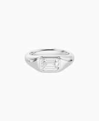 White Lab Diamond / Emerald / 1ct