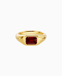 Heritage Bezel Signet Ring - 14K Yellow Gold