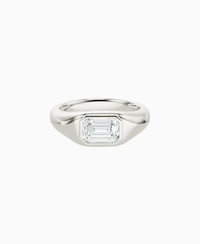 White Lab Diamond / Emerald / 1ct