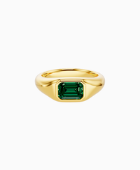 Heritage Bezel Signet Ring - 18K Yellow Gold