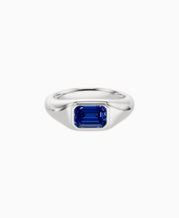 Royal Blue Lab Sapphire / Emerald / 1ct
