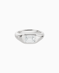 White Lab Diamond / Emerald / 1ct