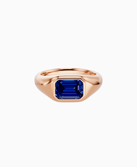 Royal Blue Lab Sapphire / Emerald / 1.5ct