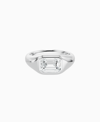 White Lab Diamond / Emerald / 1.5ct