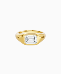 White Lab Diamond / Emerald / 1.5ct