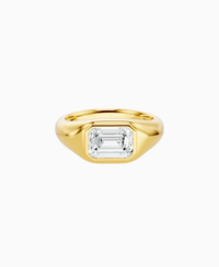 White Lab Diamond / Emerald / 1.5ct