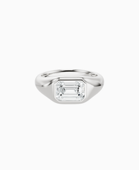 White Lab Diamond / Emerald / 1.5ct