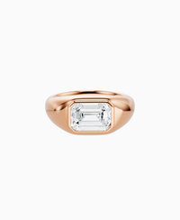 White Lab Diamond / Emerald / 2ct