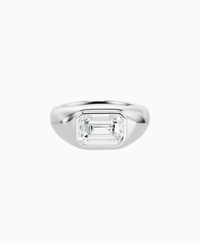White Lab Diamond / Emerald / 2ct