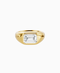 White Lab Diamond / Emerald / 2ct