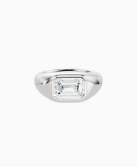 White Lab Diamond / Emerald / 2ct