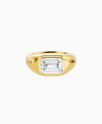 White Lab Diamond / Emerald / 2ct
