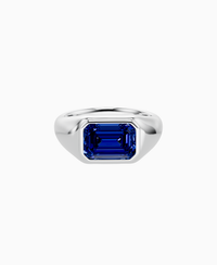 Royal Blue Lab Sapphire / Emerald / 2.5ct