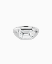 White Lab Diamond / Emerald / 2.5ct