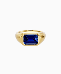 Royal Blue Lab Sapphire / Emerald / 2.5ct