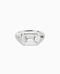 White Lab Diamond / Emerald / 2.5ct