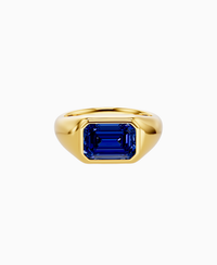 Royal Blue Lab Sapphire / Emerald / 2.5ct