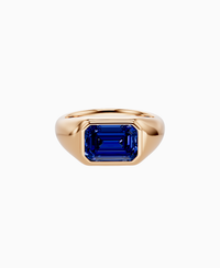Royal Blue Lab Sapphire / Emerald / 2.5ct
