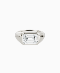 White Lab Diamond / Emerald / 2.5ct
