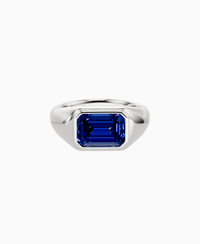 Royal Blue Lab Sapphire / Emerald / 2.5ct