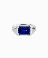 Royal Blue Lab Sapphire / Emerald / 3ct